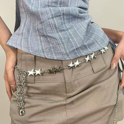 Metal waist chain