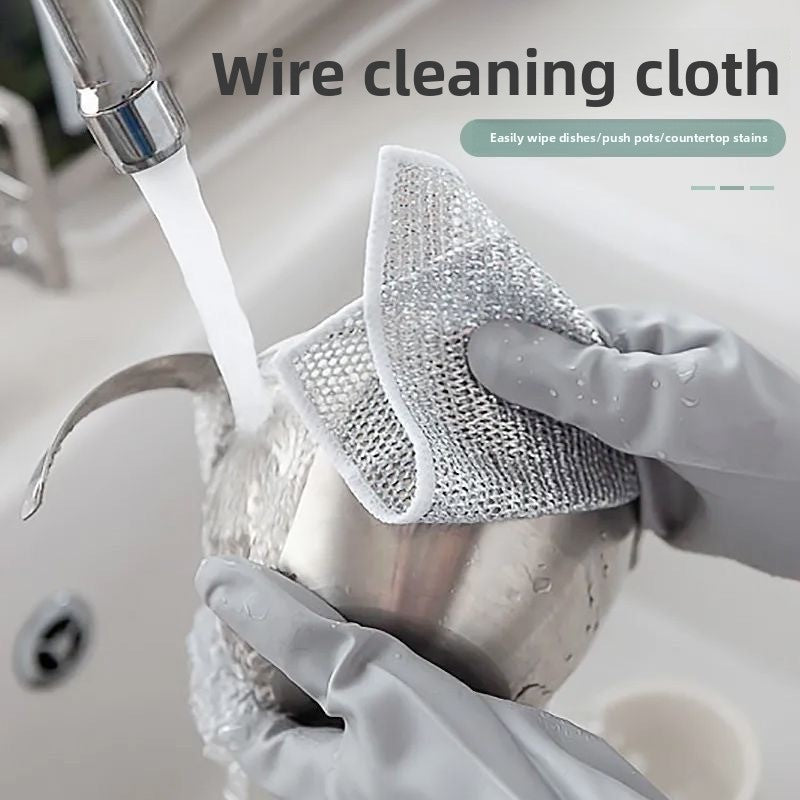 Metal wire dishcloth, steel wire rag