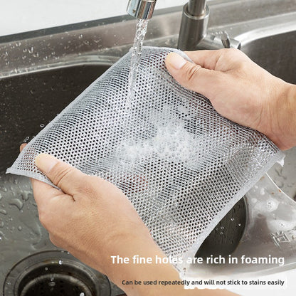 Metal wire dishcloth, steel wire rag
