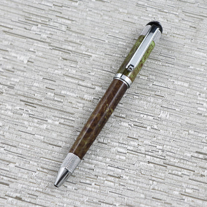 Metal Wood Grain Ballpoint Pen