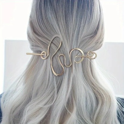 Metal-wrapped hairpin