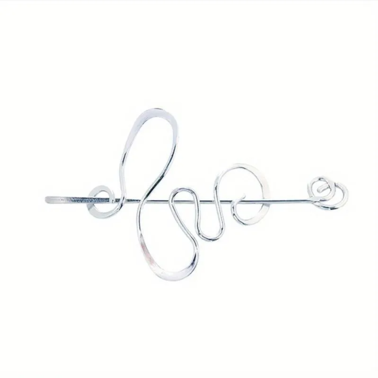Metal-wrapped hairpin