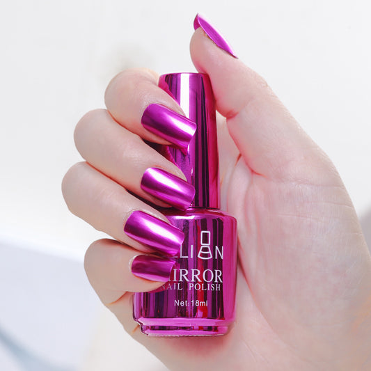 Metallic Mirror Nail Polish Long Lasting