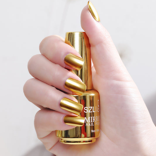 Metallic Mirror Nail Polish Long Lasting