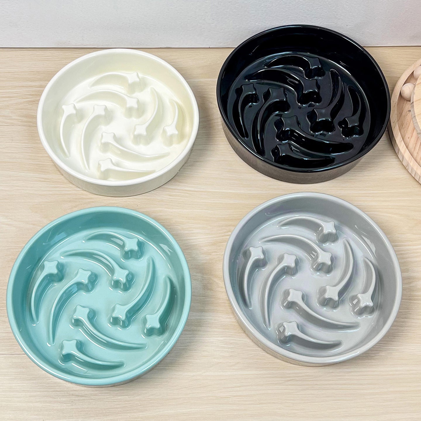 Meteor Slow-Eating Bowl Ceramic Pet Bowl