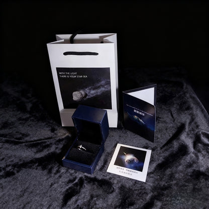 meteorite jewelry ring