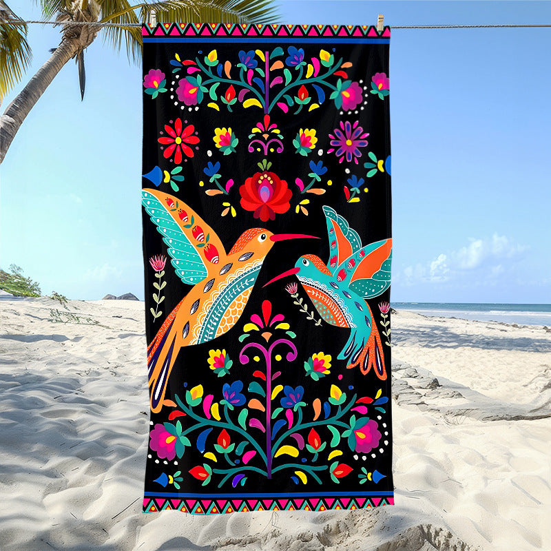 Mexican Day of the Dead Beach Towel