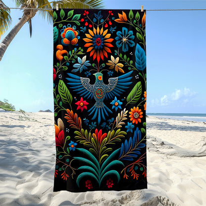Mexican Day of the Dead Beach Towel