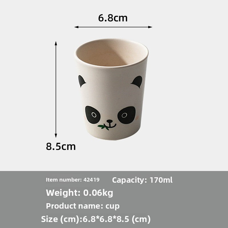 Mica bamboo fiber tableware set