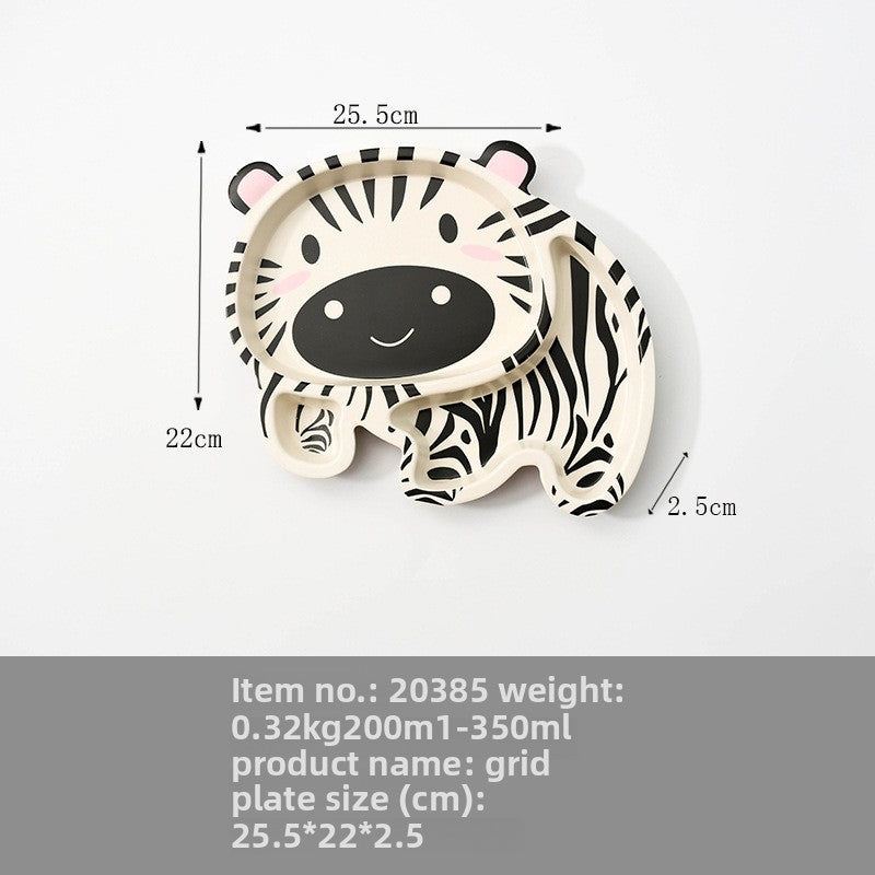 Mica bamboo fiber tableware set