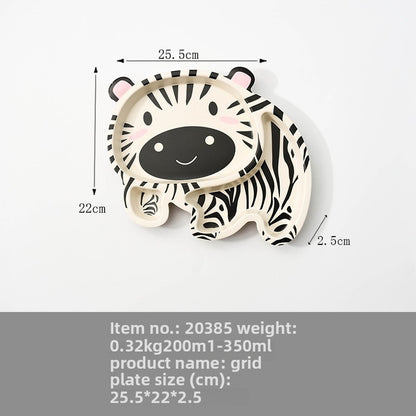 Mica bamboo fiber tableware set