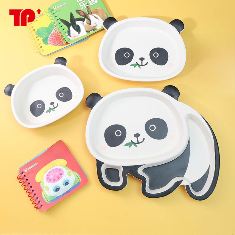 Mica bamboo fiber tableware set