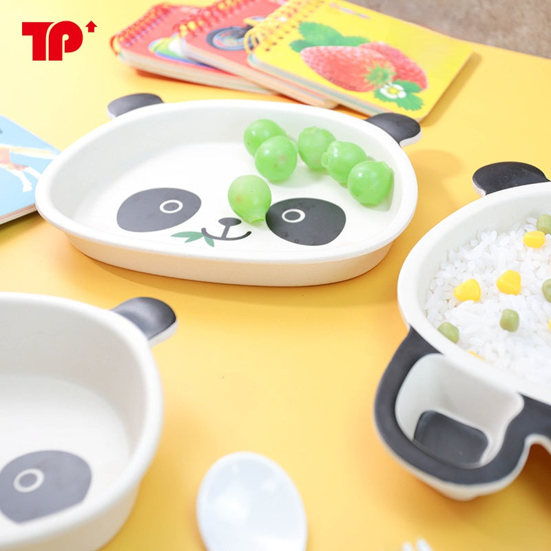 Mica bamboo fiber tableware set