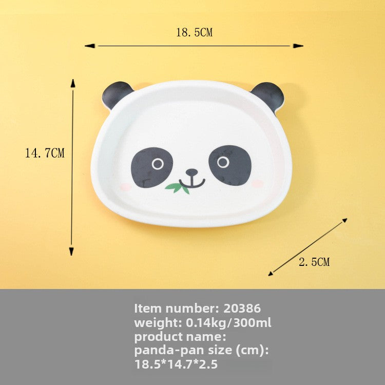 Mica bamboo fiber tableware set