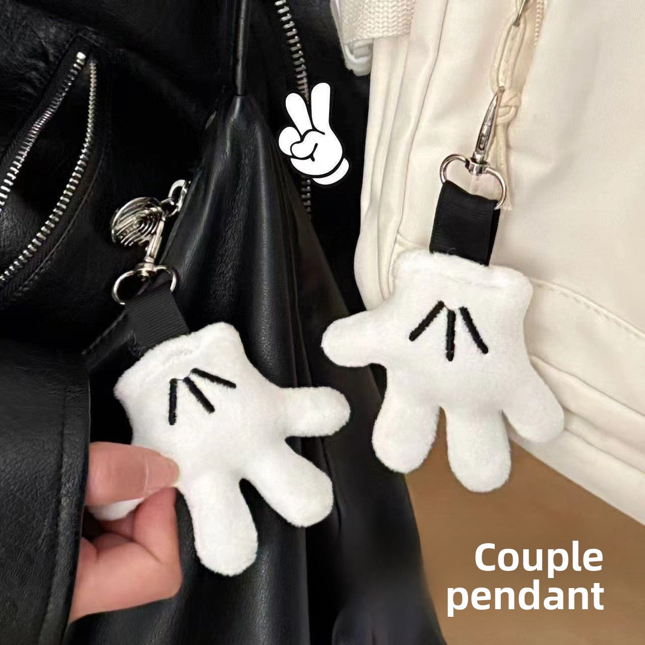 Mickey Mouse Plush Keychain Pendant