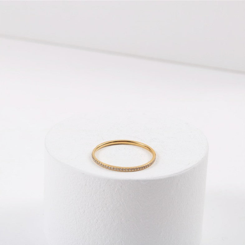 Micro Diamond Stackable Ring
