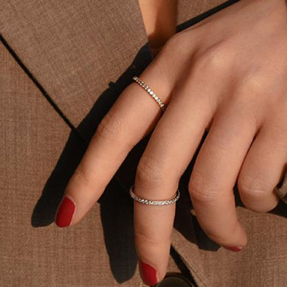Micro Diamond Stackable Ring