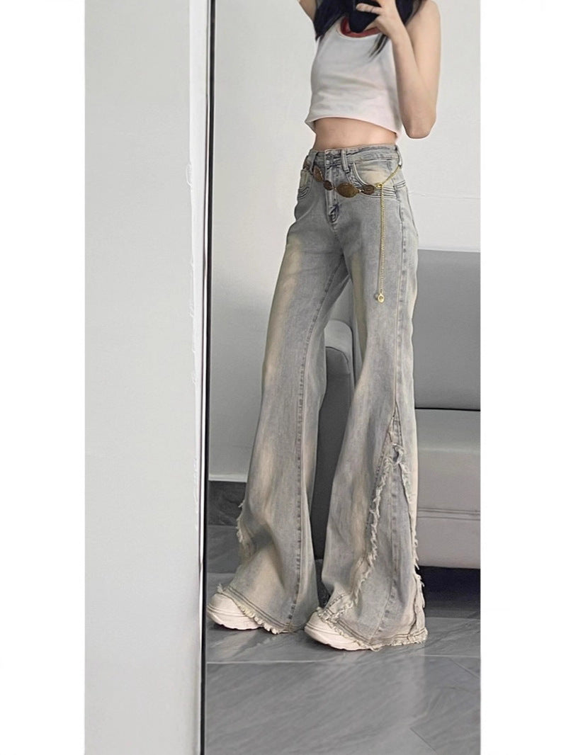 Micro-flared jeans