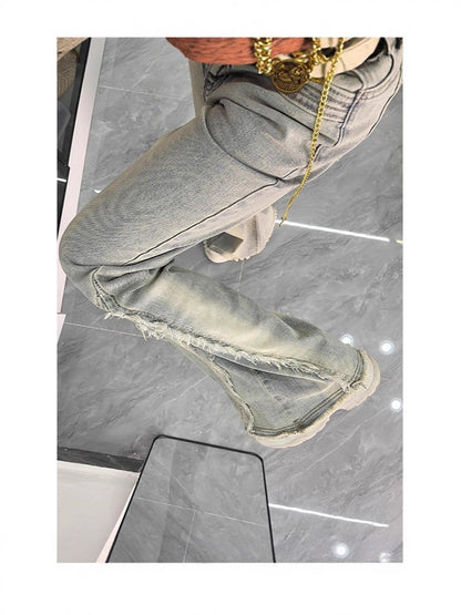 Micro-flared jeans