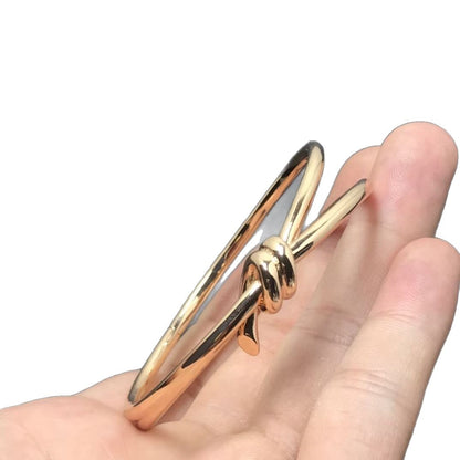 Micro-inlaid zircon open bracelet