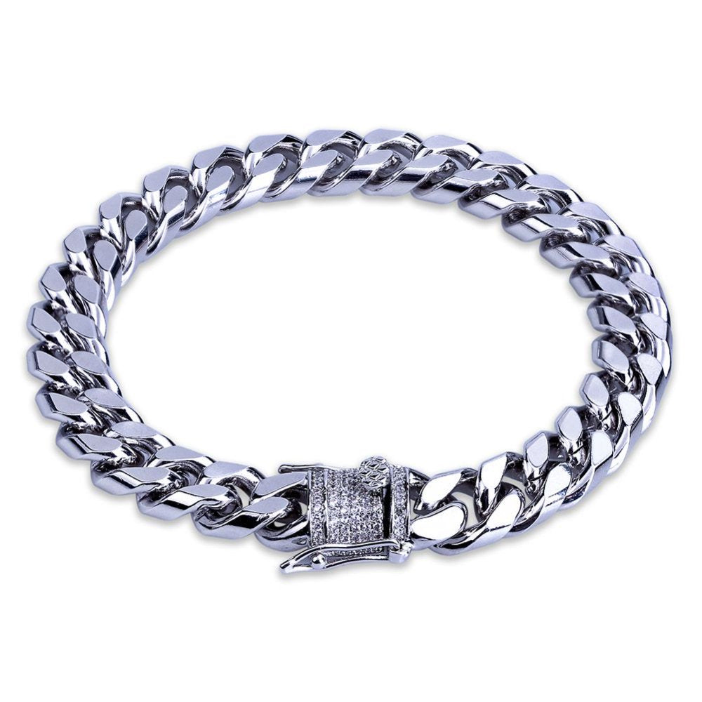 Micro-paved Zircon Hip-Hop Bracelet