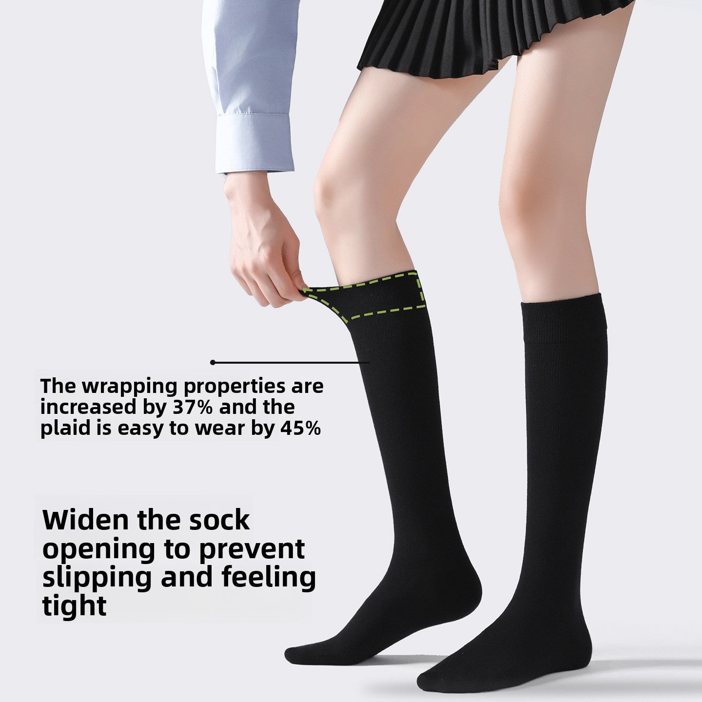 Micro-pressure calf socks