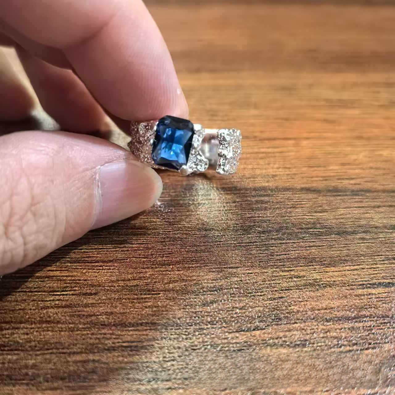 Micro Zircon Open Ring