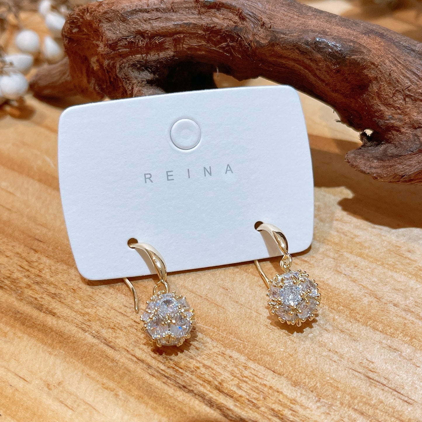 Micro Zircon U-Shape Ear Hook Earrings