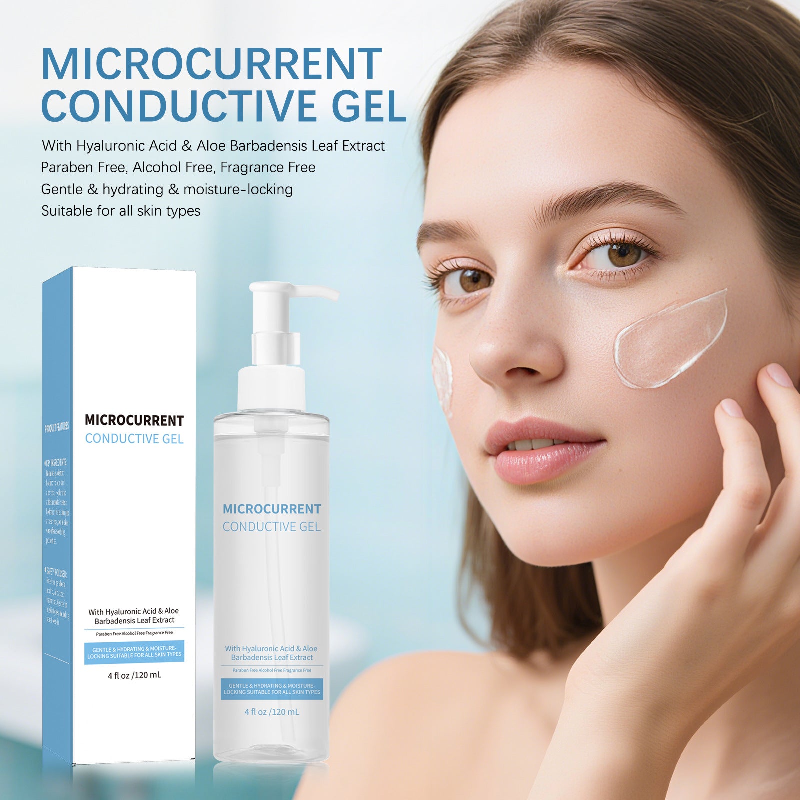 Microcurrent Conductive Brightening Gel