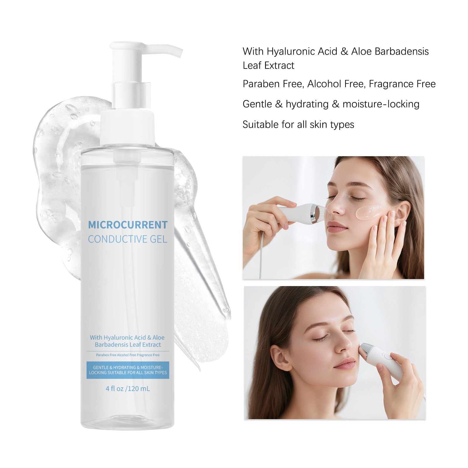 Microcurrent Conductive Brightening Gel