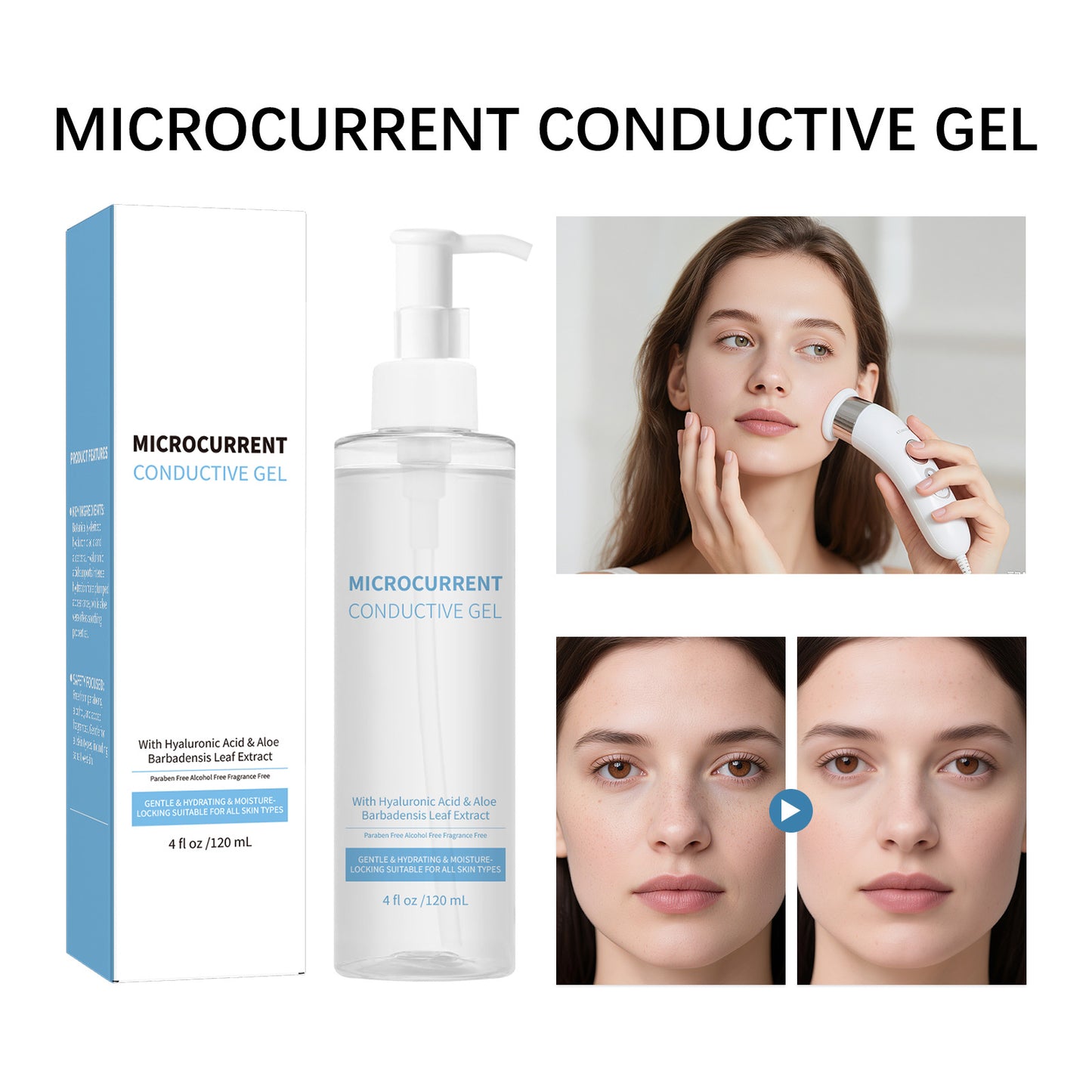 Microcurrent Conductive Brightening Gel