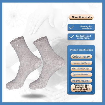 Microcurrent Electrotherapy Conductive Socks