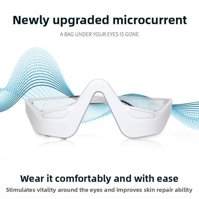 Microcurrent Eye Massager with Red Light Therapy