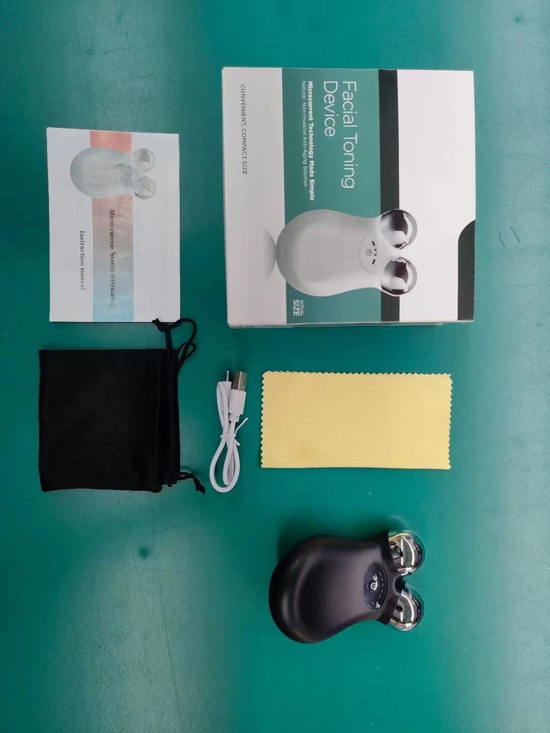Microcurrent Facial Massager with Color Light