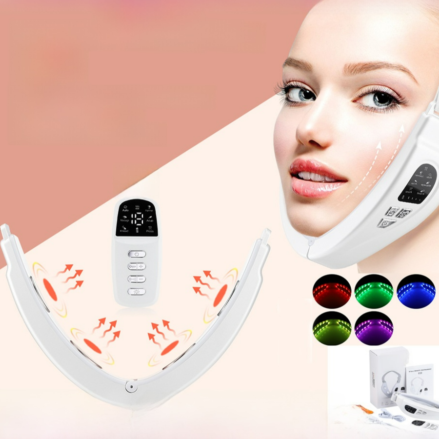 Microcurrent facial slimming device