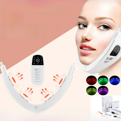 Microcurrent facial slimming device