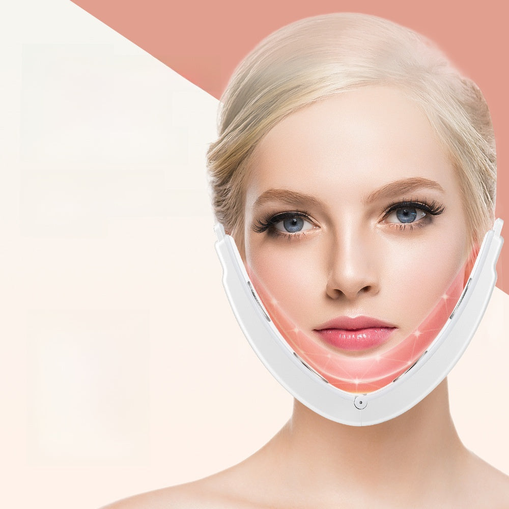 Microcurrent facial slimming device