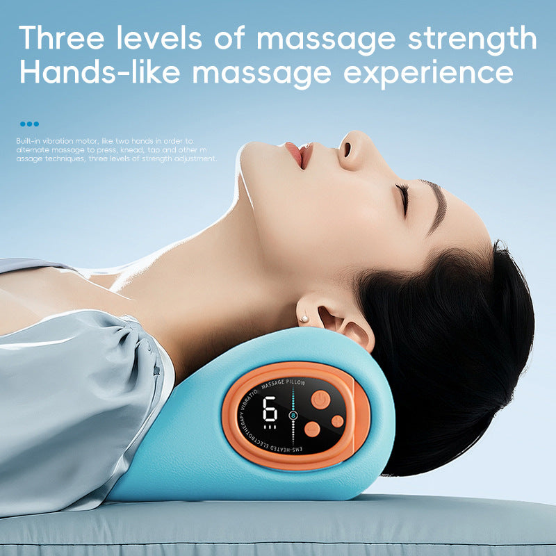 Microcurrent Heating Neck Massager Pillow