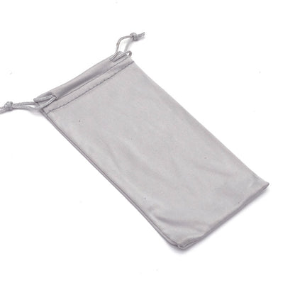 Microfiber Glasses Drawstring Bag with Cleaning Cloth