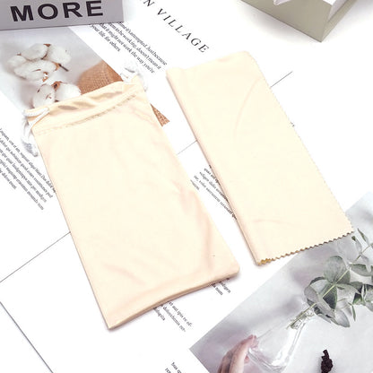 Microfiber Glasses Drawstring Bag with Cleaning Cloth