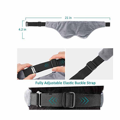 Microfiber Weighted Sleep Eye Mask with Removable Cover