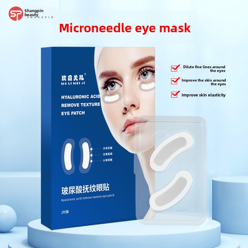 Microneedle eye mask patches