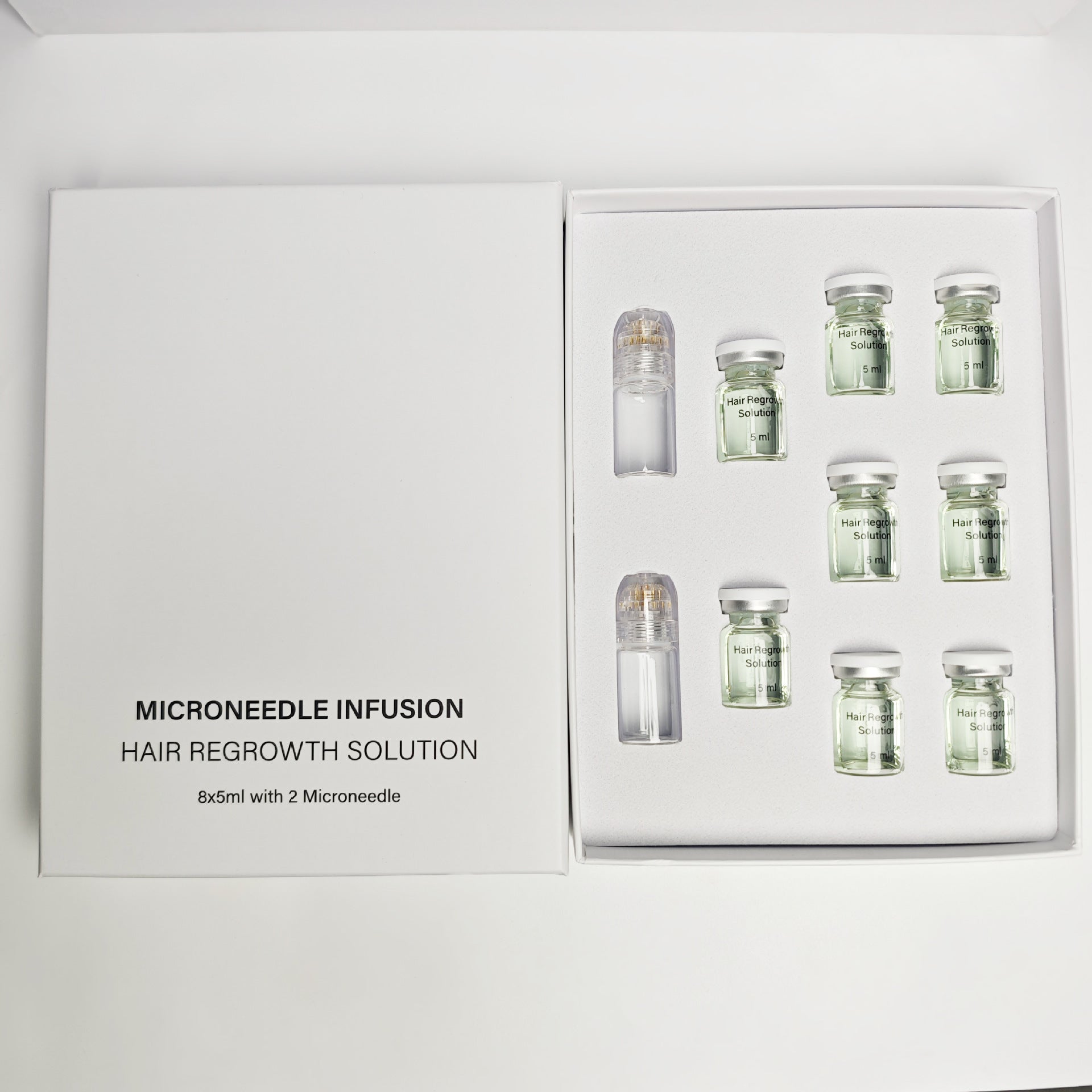 Microneedle Hair Regrowth Serum Set