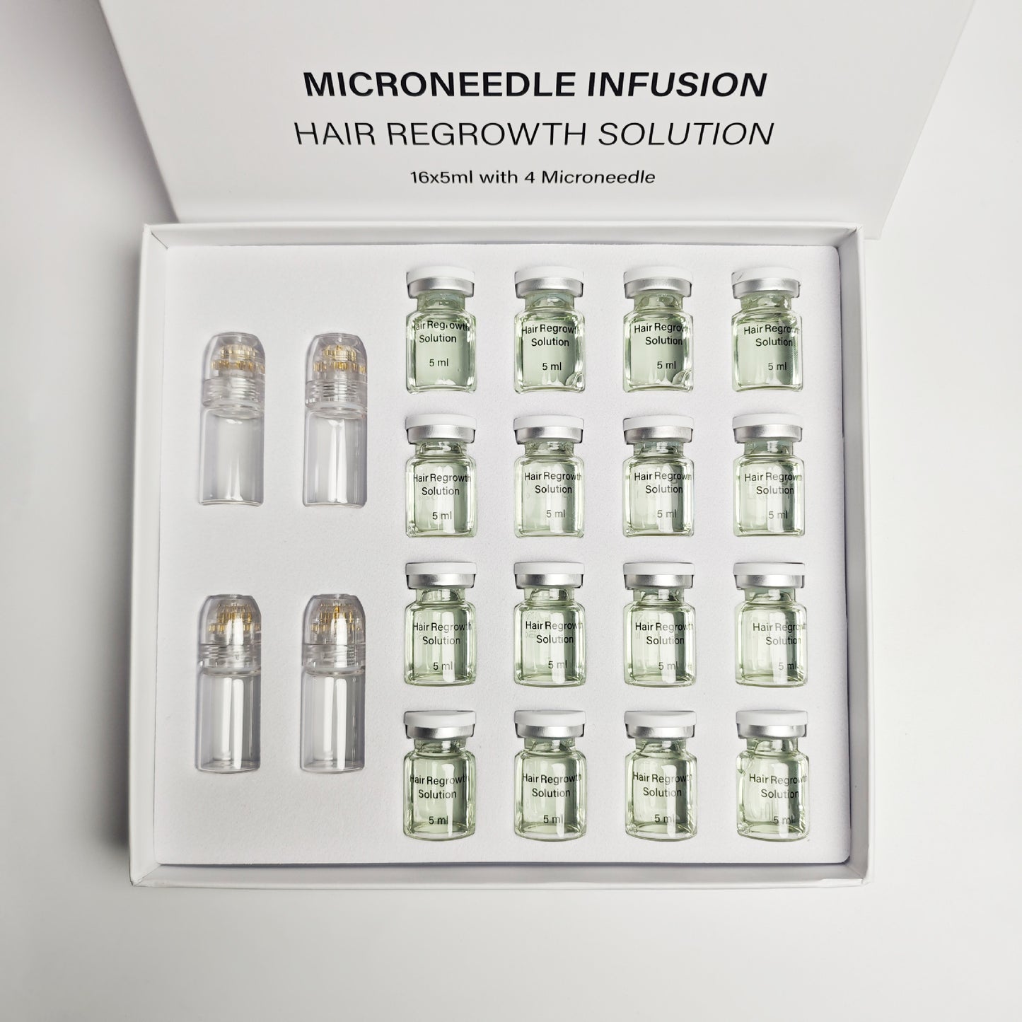 Microneedle Hair Regrowth Serum Set