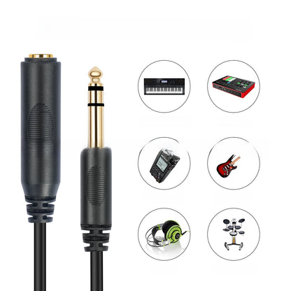 Microphone audio and video cable