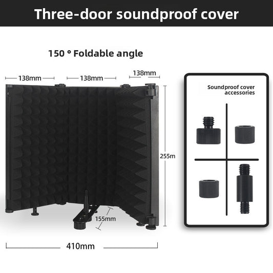 Microphone sound insulation cover