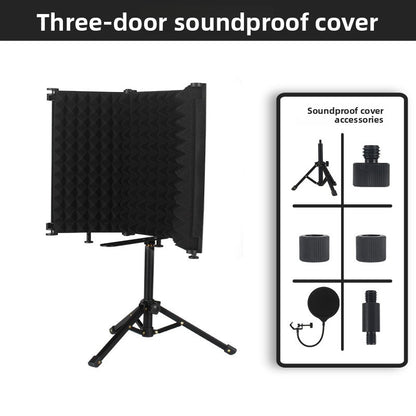 Microphone sound insulation cover