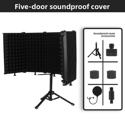 Microphone sound insulation cover