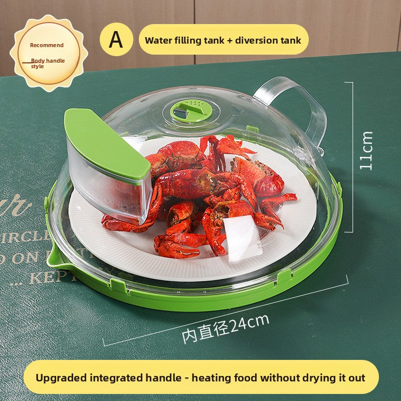 Microwave heating lid