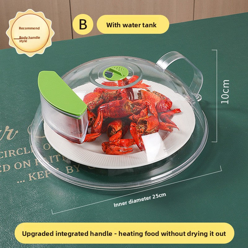 Microwave heating lid